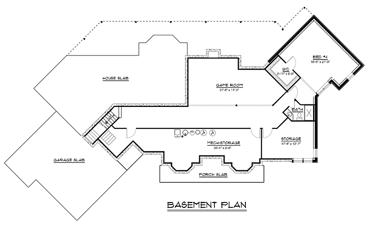 Country Ranch Southern Lower Level of Plan 50695