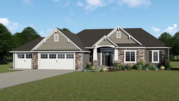 House Plan 50735 Elevation