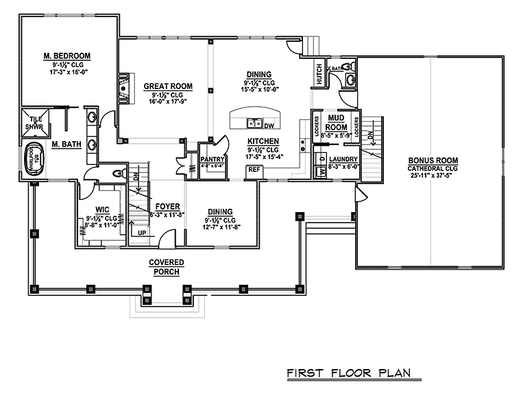 Country Farmhouse Southern Traditional Level One of Plan 50741