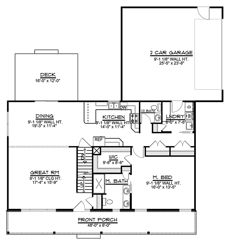 Country Traditional Level One of Plan 50747