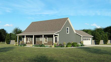 House Plan 50747 Elevation