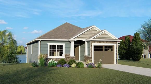 House Plan 50749 Elevation