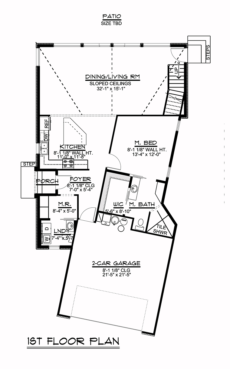 Country Traditional Level One of Plan 50770