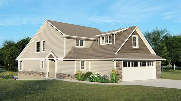 House Plan 50770 Elevation