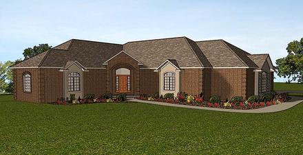 House Plan 50780 Elevation