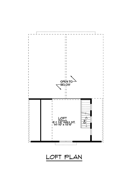 House Plan 50788 Second Level Plan