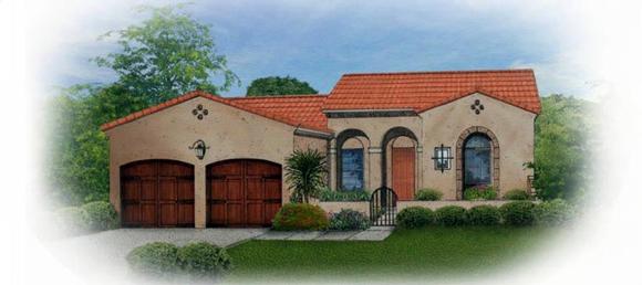 House Plan 50817 Elevation