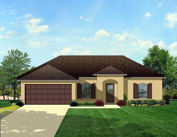 House Plan 50824 Elevation