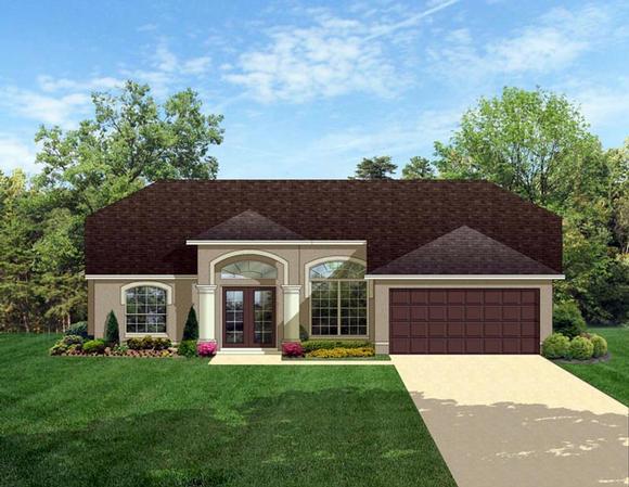 House Plan 50826 Elevation