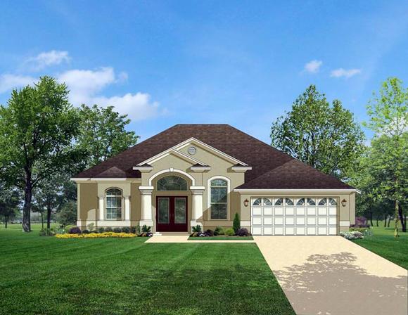 House Plan 50827 Elevation