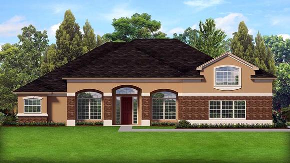 House Plan 50882 Elevation