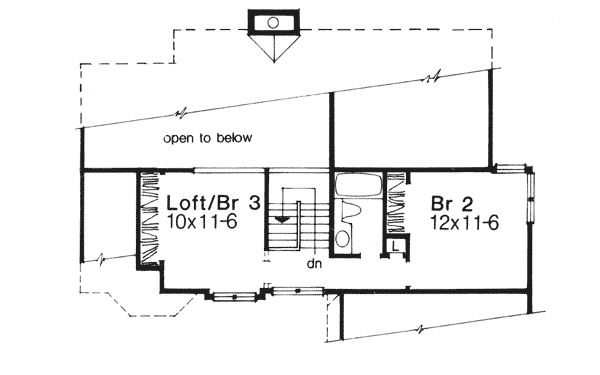 Bungalow Level Two of Plan 51011