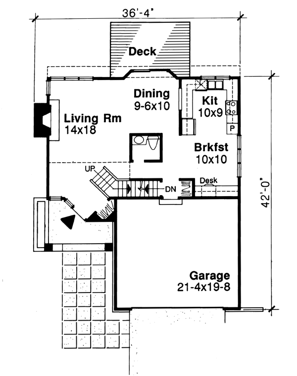 Narrow Lot Level One of Plan 51078