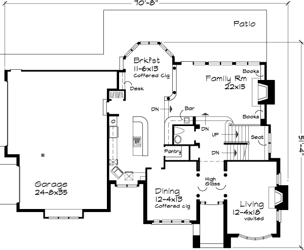Traditional Level One of Plan 51120