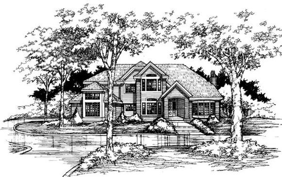 House Plan 51120 Elevation