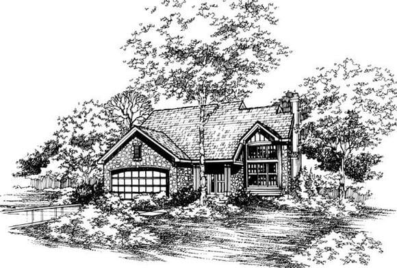 House Plan 51128 Elevation