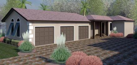 Garage Plan 51223 - 3 Car Garage Apartment Elevation