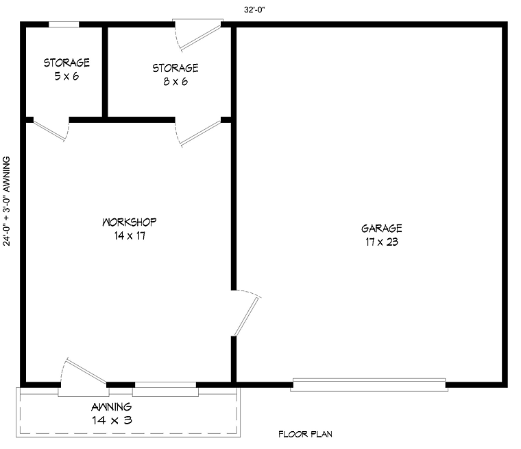 Ranch Traditional Level One of Plan 51401