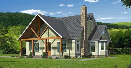 Cottage Country Southern Traditional Elevation of Plan 51457