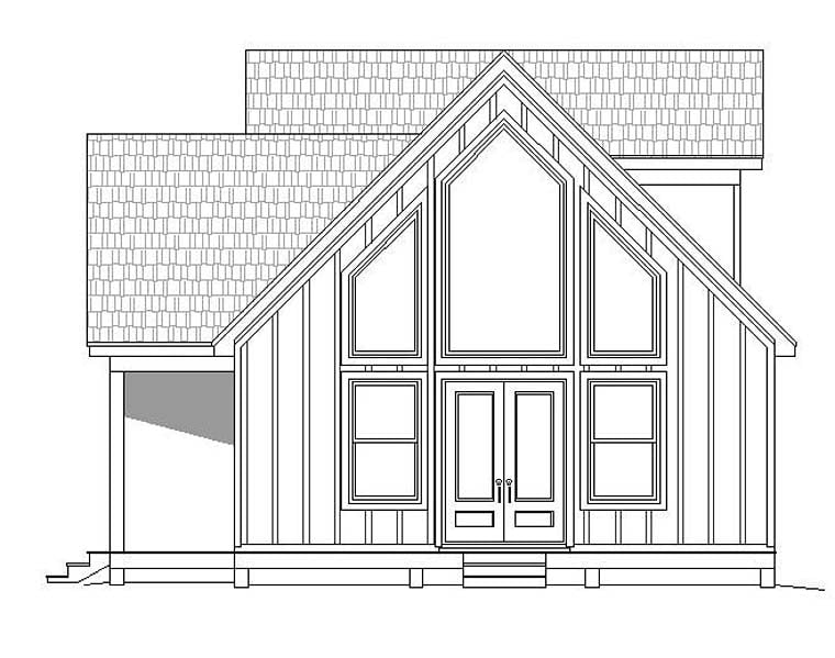 Contemporary, Traditional Plan with 1400 Sq. Ft., 3 Bedrooms, 2 Bathrooms Picture 3