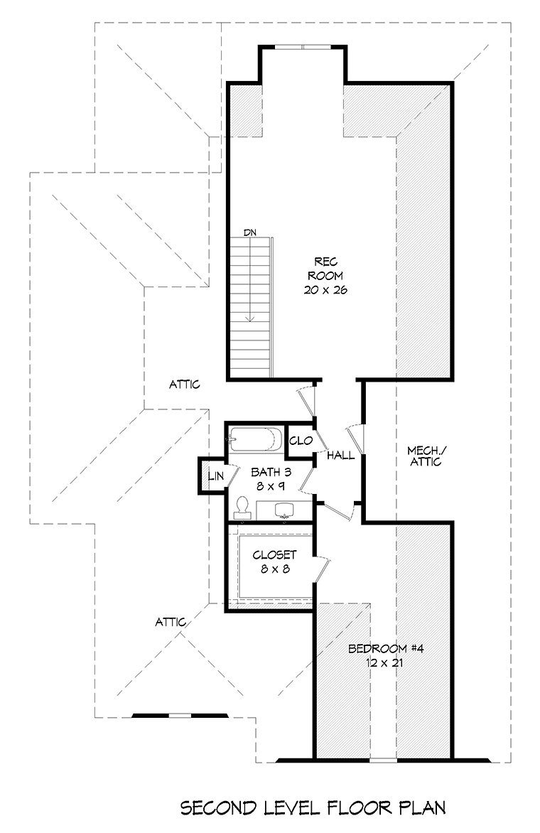 Southern Traditional Level Two of Plan 51540