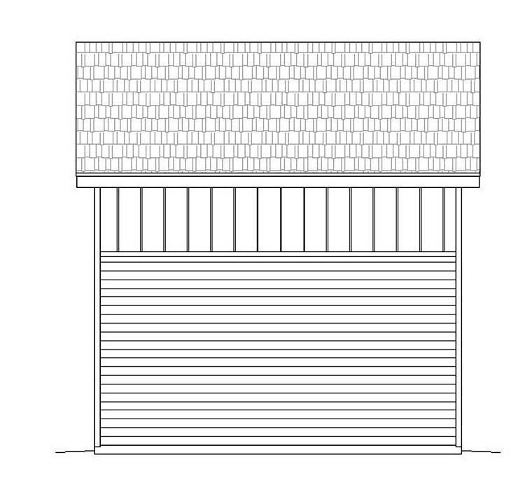 Contemporary Modern Rear Elevation of Plan 51548