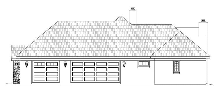 Country, European Plan with 2816 Sq. Ft., 3 Bedrooms, 3 Bathrooms, 3 Car Garage Picture 5