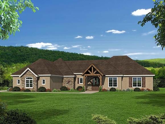 House Plan 51563 Elevation