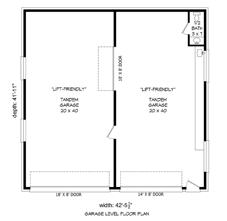 Traditional Level One of Plan 51566