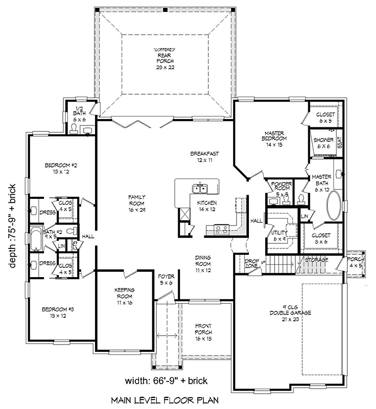 Traditional Level One of Plan 51572