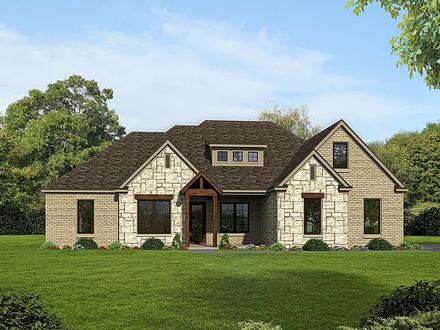 House Plan 51572 Elevation