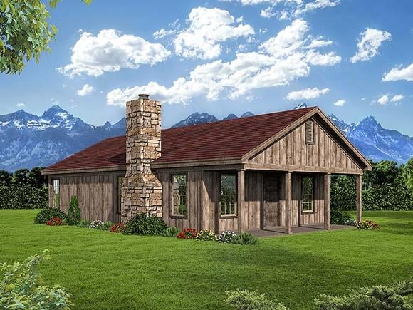 House Plan 51574 Elevation