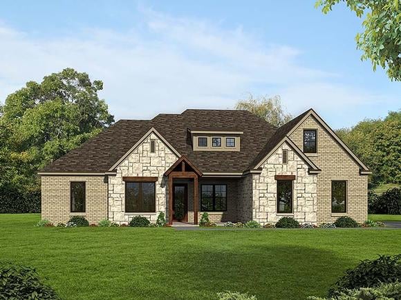 House Plan 51578 Elevation