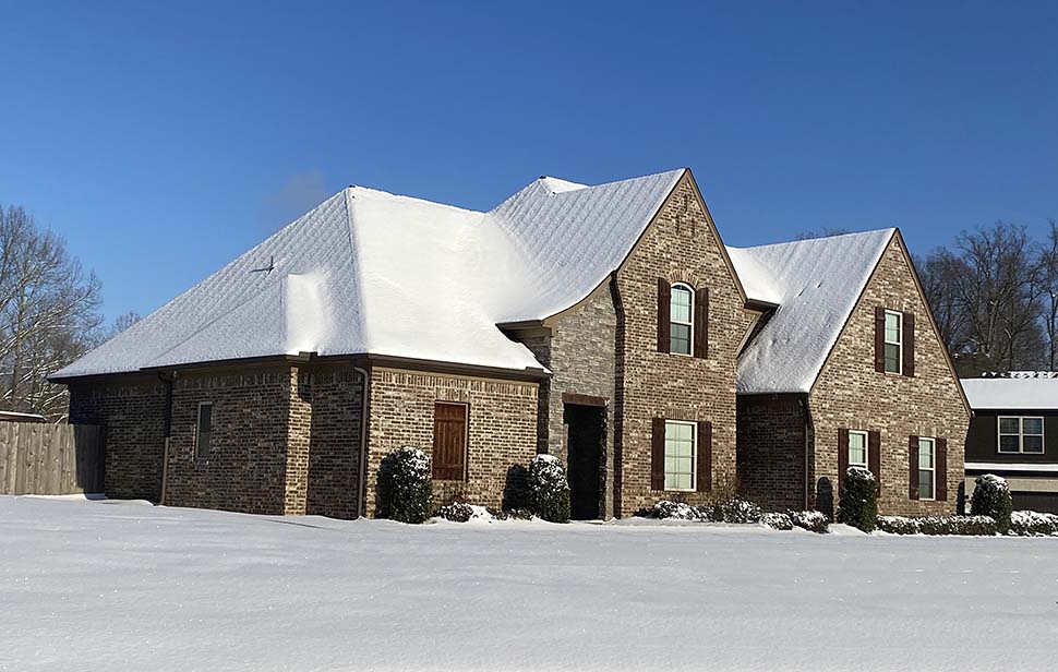 European, French Country Plan with 3273 Sq. Ft., 4 Bedrooms, 4 Bathrooms, 2 Car Garage Picture 4