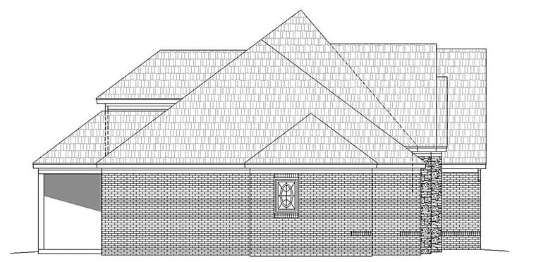 European, French Country, Tudor Plan with 3036 Sq. Ft., 4 Bedrooms, 3 Bathrooms, 2 Car Garage Picture 3