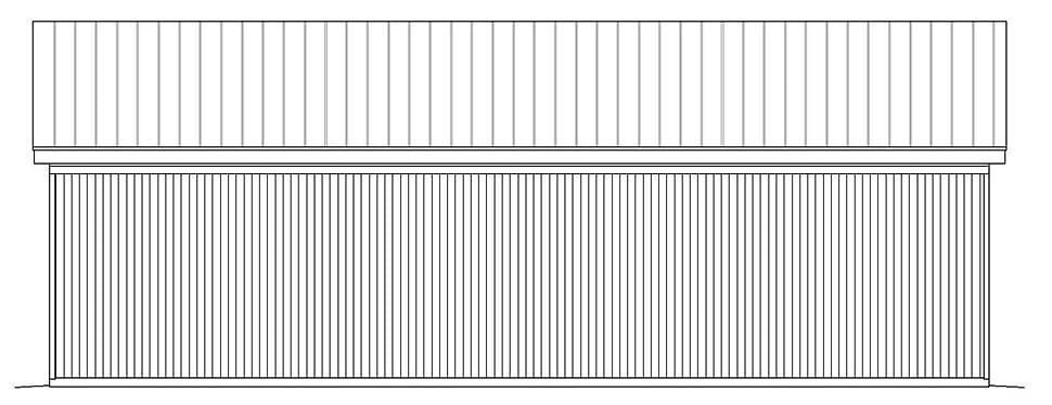 Contemporary Modern Rear Elevation of Plan 51625