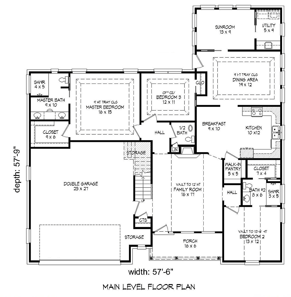 Traditional Level One of Plan 51627