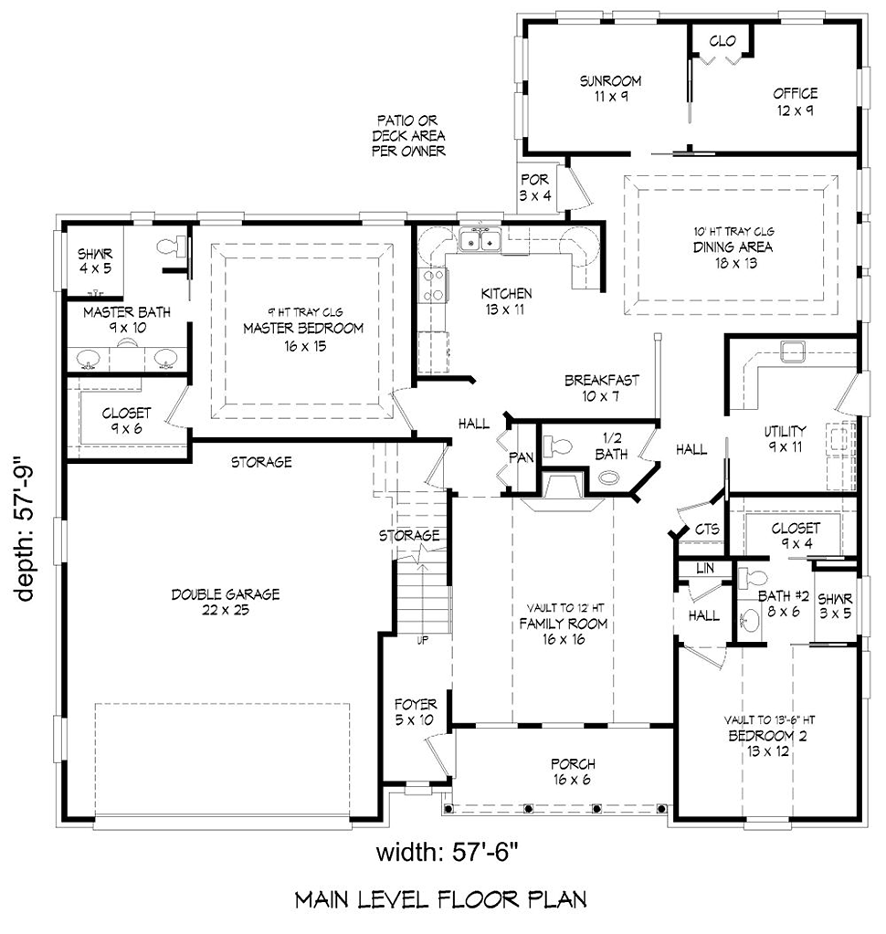 Traditional Level One of Plan 51630