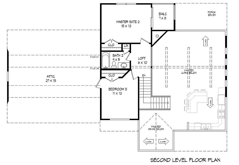 Country Traditional Level Two of Plan 51643
