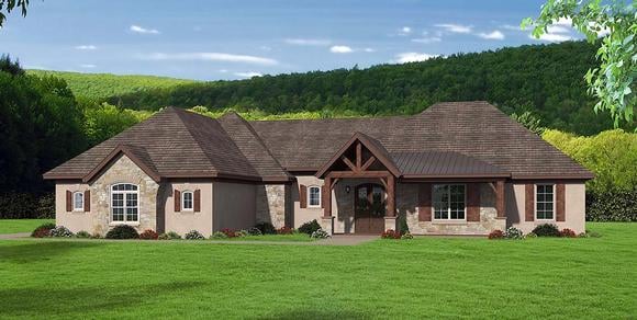 House Plan 51646 Elevation