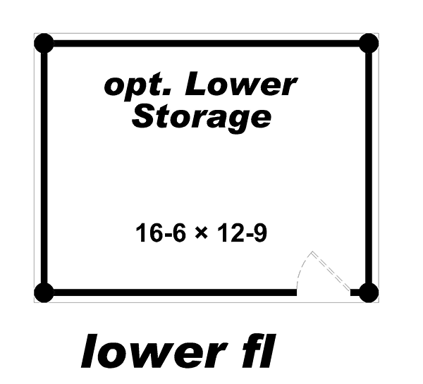 Coastal Southern Lower Level of Plan 51662