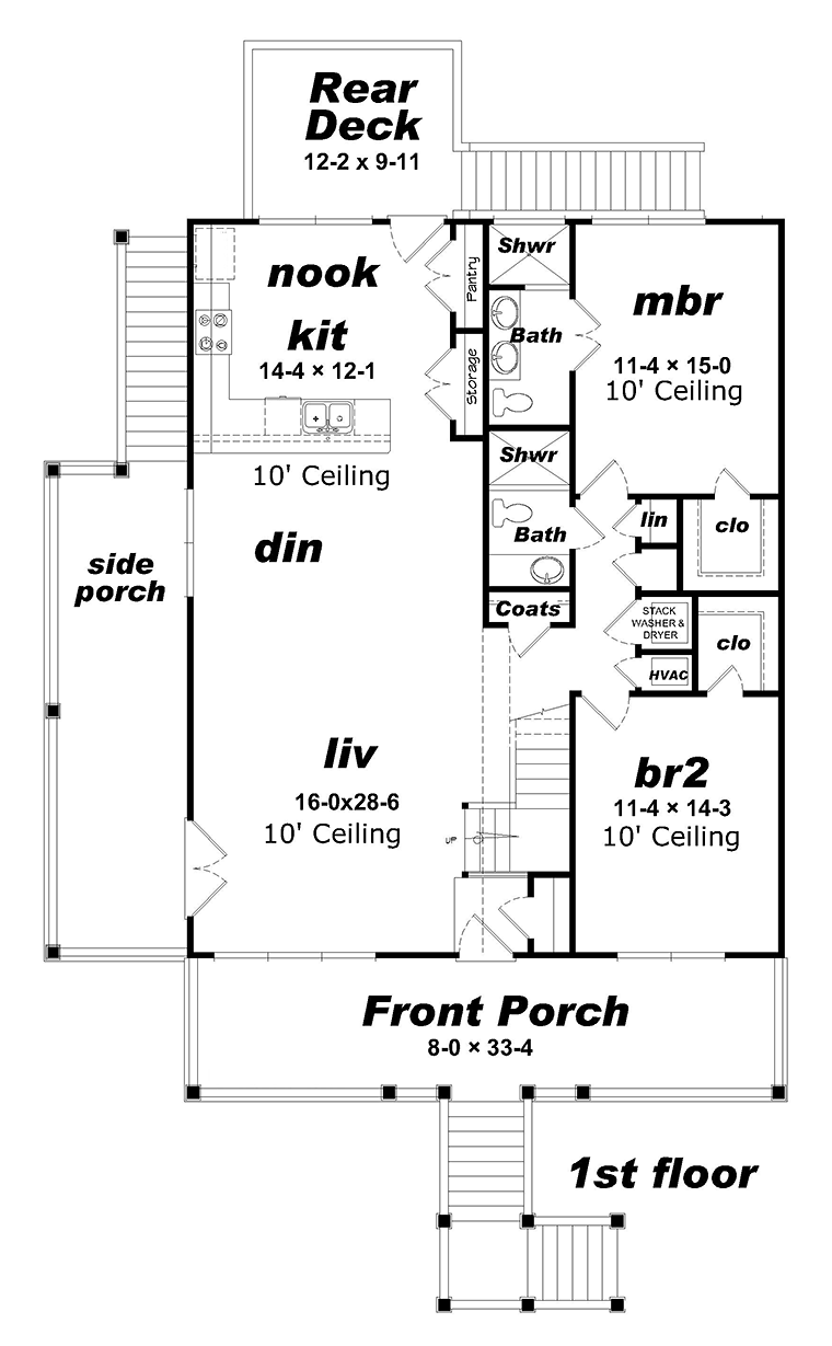 Coastal Southern Level One of Plan 51662