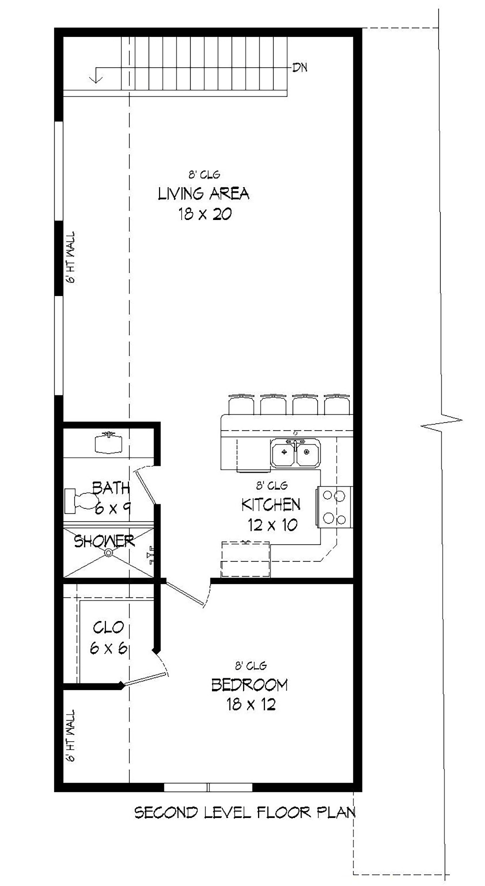 Cape Cod Contemporary Country Saltbox Traditional Level Two of Plan 51668