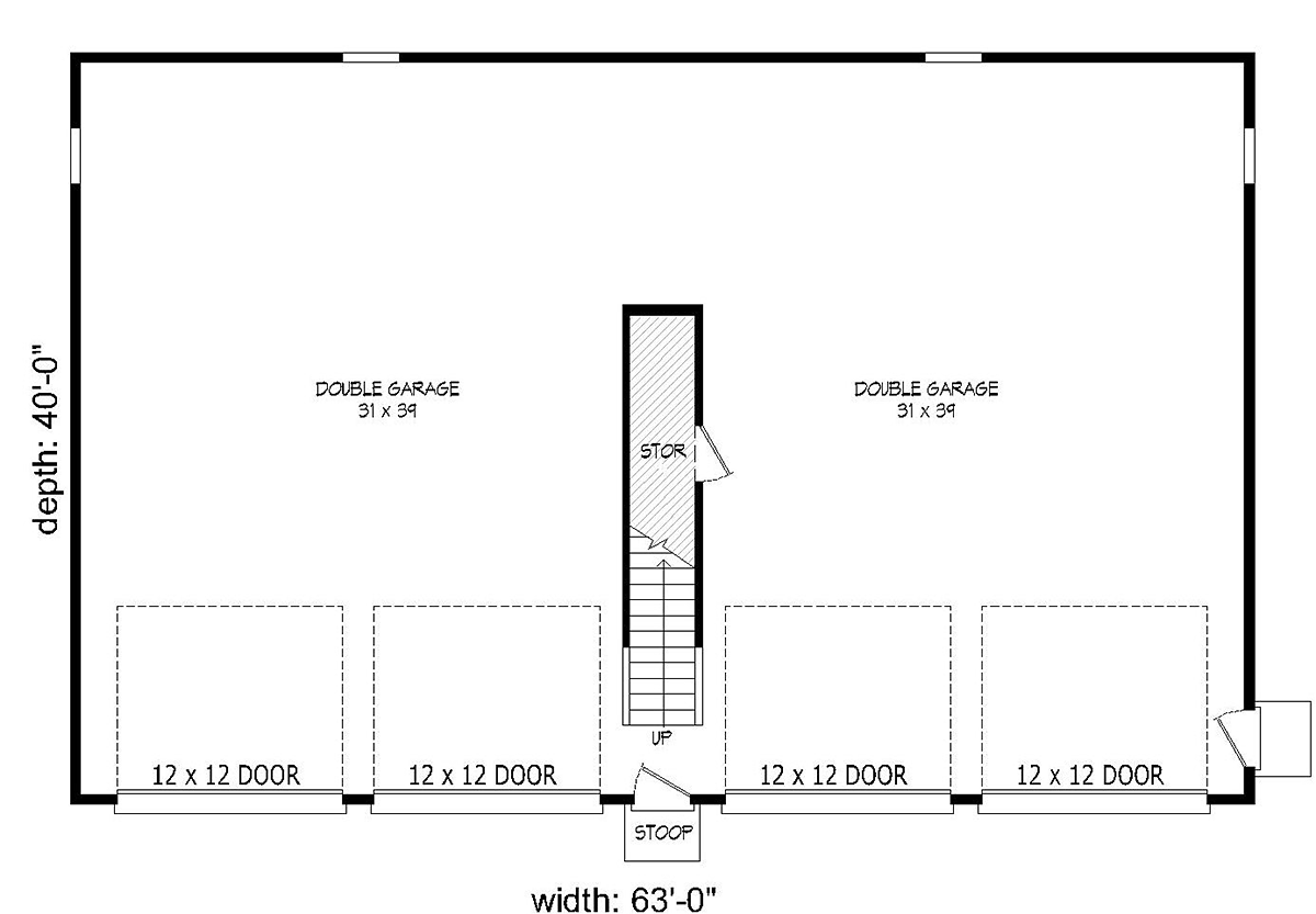 Cape Cod Colonial Country Farmhouse Saltbox Traditional Level One of Plan 51686