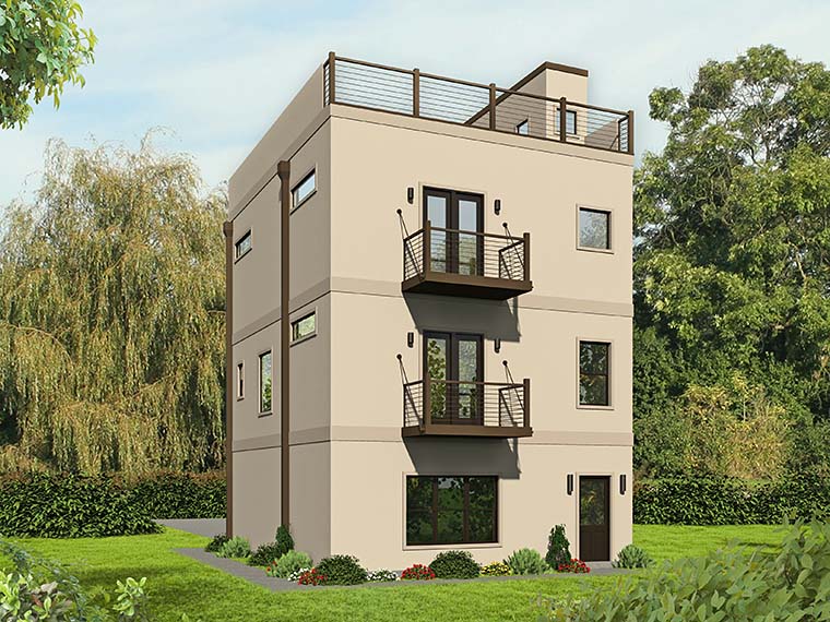 Contemporary, Modern Plan with 1501 Sq. Ft., 2 Bedrooms, 3 Bathrooms, 2 Car Garage Picture 6