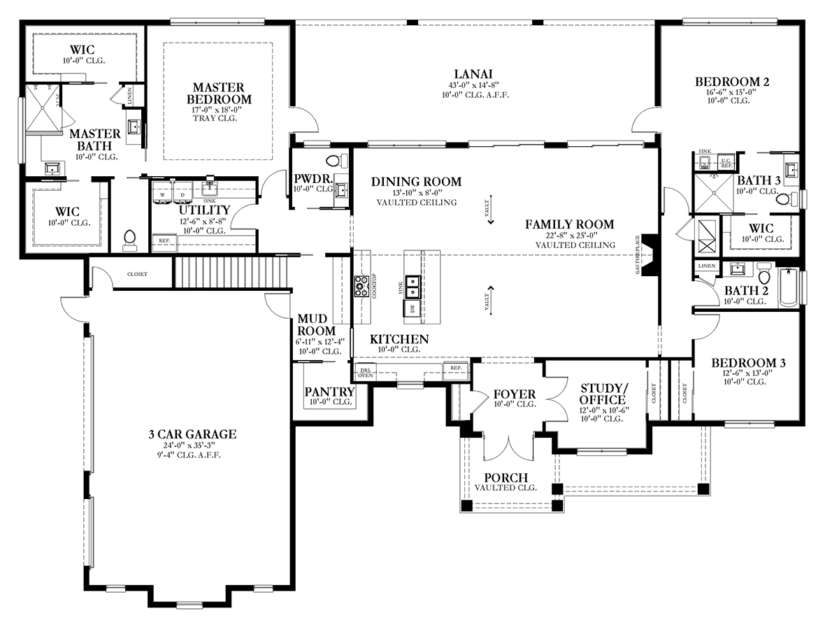 Bungalow Cottage Country Craftsman Level One of Plan 51710