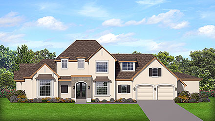 Bungalow Cottage Country Craftsman Elevation of Plan 51718