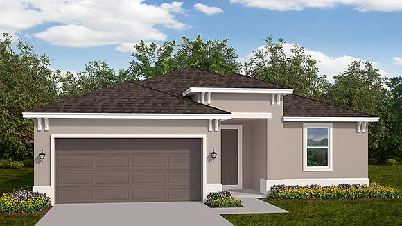 House Plan 51734 Elevation