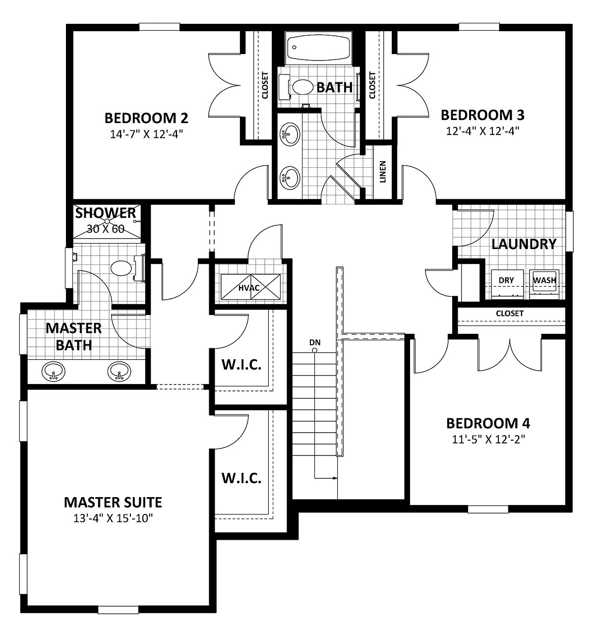 House Plan 51746 Level Two