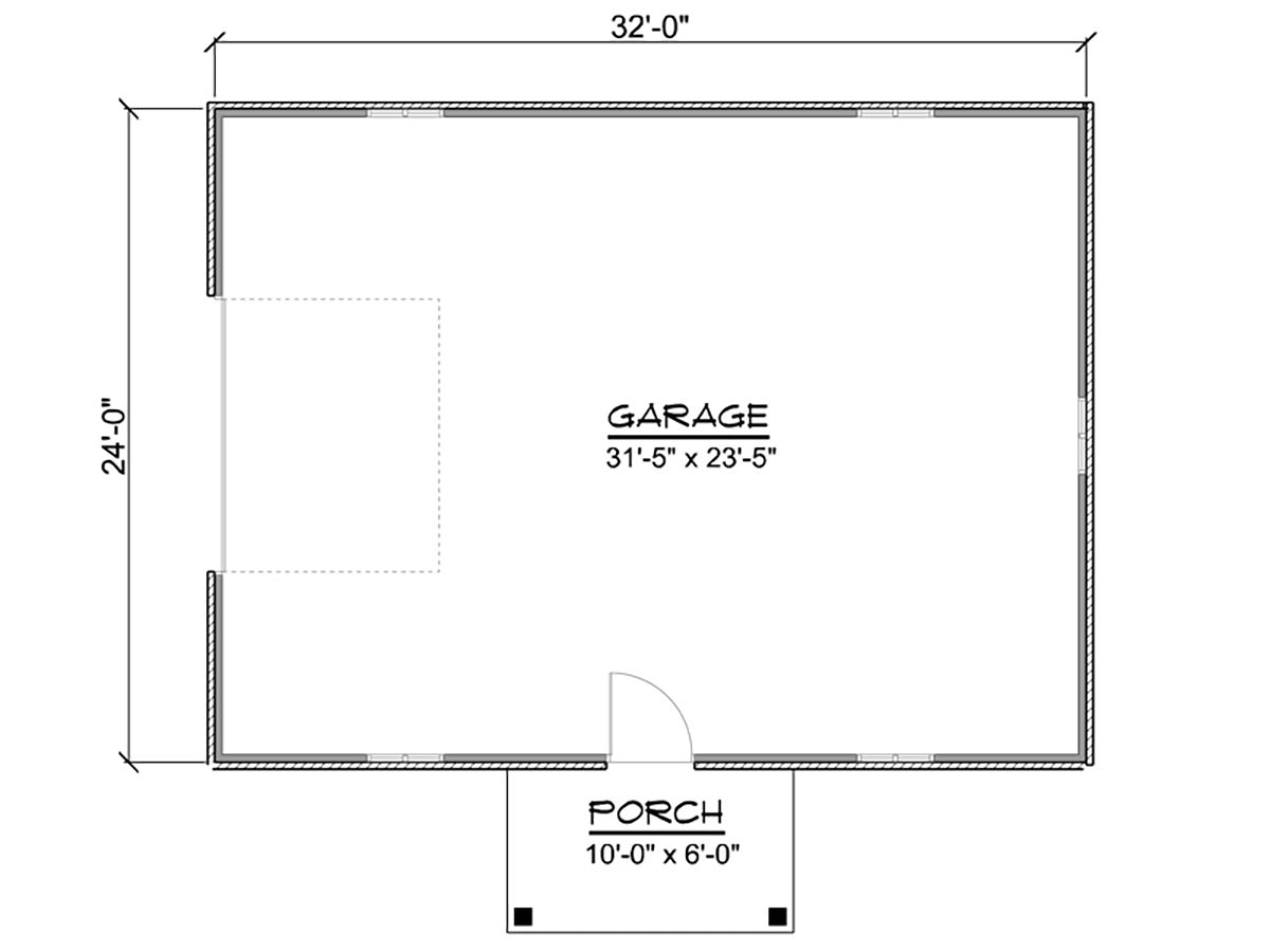 Bungalow Craftsman Traditional Level One of Plan 51839